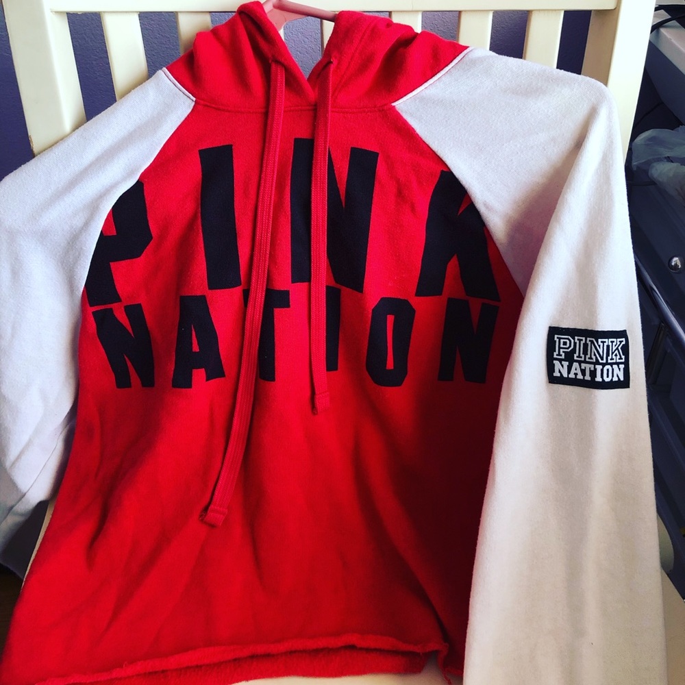 Victoria’s Secret Pink Cropped Hoodie